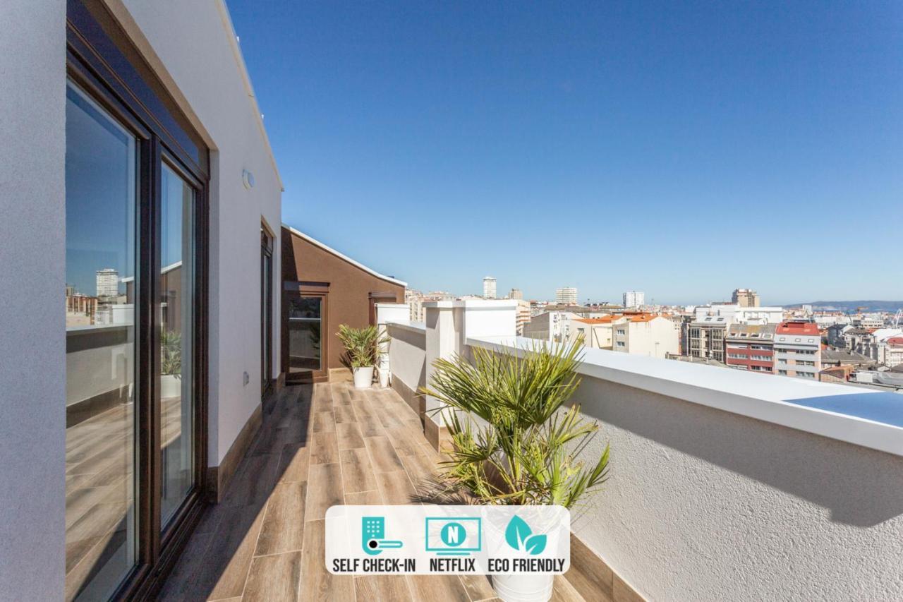 Indigo Rooftop A Coruña Exteriör bild